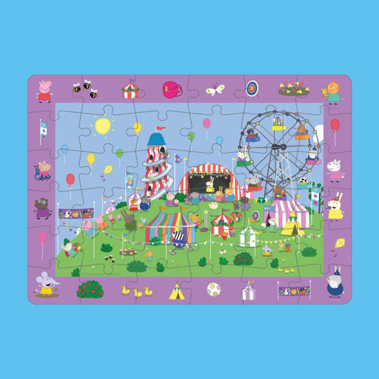 Erkek genel Peppa Pig -Look Find Puzzle: Children's Festival -