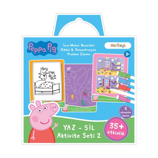 Erkek genel Peppa Pig Yaz - Sil Aktivite Seti 2: Dikkat and Ko