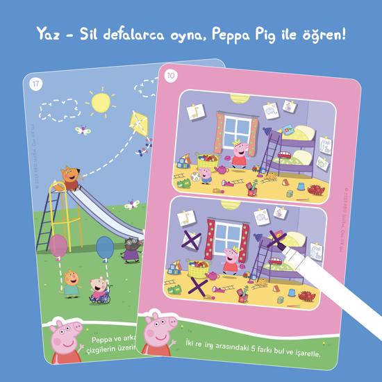 Erkek genel Peppa Pig Yaz - Sil Aktivite Seti 2: Dikkat and Ko