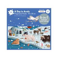 genel A Day in Arctic: 6 in 1 Puzzle ile Kuzey Kutbunu K 