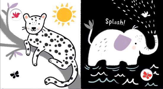 Erkek genel USB - Baby'S B&W Books Animals