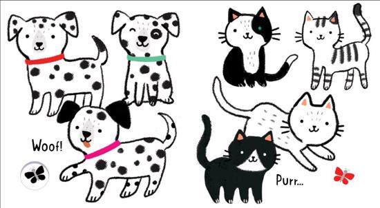 Erkek genel USB - Baby'S B&W Books Animals