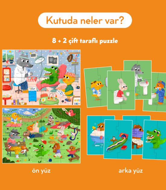 Erkek genel My Self Care Routine : Çift Taraflı 8 + 2 Puzzle