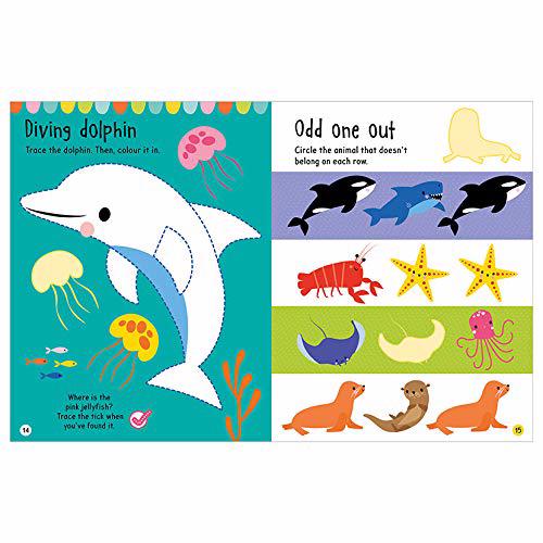 Men genel MBI - Big Stickers for Little Hands Ocean Creature
