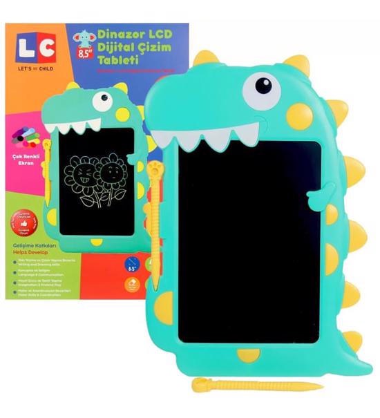 Men genel Let's be Child - 8,5'' Dinozor LCD Dijital Çizim T