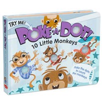 genel Poke-A-Dot - İnteraktif Kitap - 10 Little Monkeys 