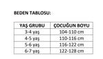 Erkek genel Dizlik seti 3lü Çok Renkli 104-110cm