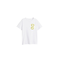 genel T-shirt Beyaz Lime baskılı 104-110cm 