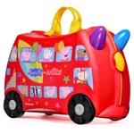 Erkek genel Trunki Çocuk Bavulu - Peppa Pig Party Bus