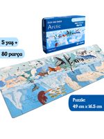 Men genel Midi Puzzle - Over and Under Arctic 80 pcs