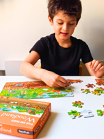 Erkek genel Midi Puzzle - Over and Under Woodland 80 pcs