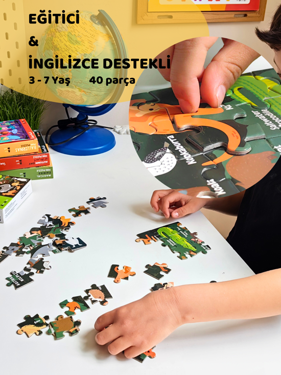 Erkek genel Seyahat Boy - Avusturalya Vahşi Yaşam Puzzle 40 pc