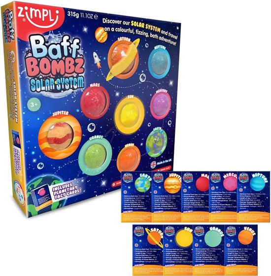 Men genel Solar System Baff Bombz