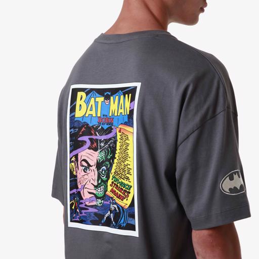 Gri Authentic Zaki Warner Bros - Batman Erkek Gri Comfort Fit Tişört - KAPPA® Türkiye