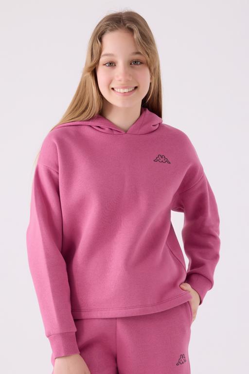 Gül Kurusu Delores Kız Çocuk Gül Kurusu Regular Fit Sweatshirt - KAPPA® Türkiye