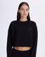 Greta Kadın Siyah Comfort Fit Sweatshirt