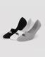Authentic Summery  3pack Unisex Gri -Siyah-Beyaz Regular Fit Çorap