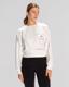 Authentic Kage Sweatshirt Kadın Beyaz Regular Fit Sweatshirt