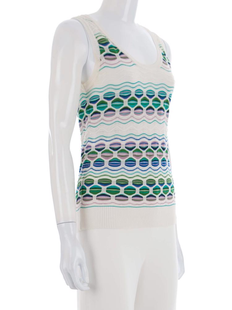 Bayan Beyaz M MISSONI BLUZ