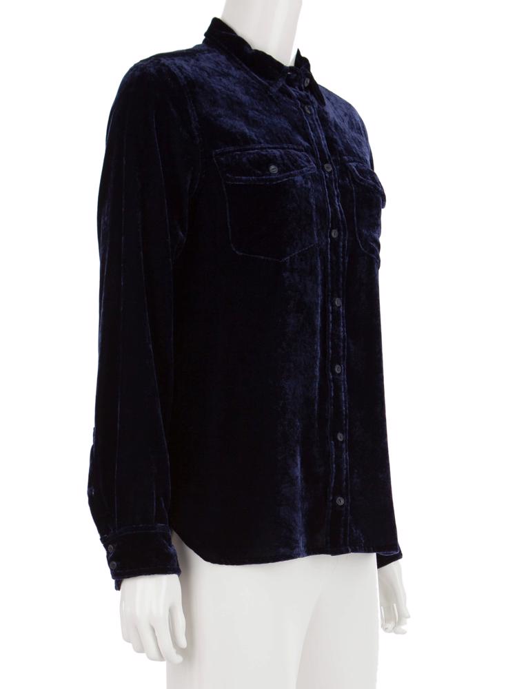 Bayan Lacivert J.CREW GÖMLEK