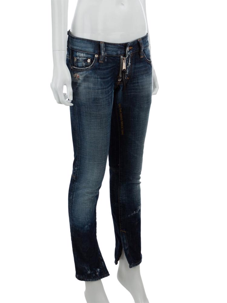 Bayan Lacivert DSQUARED2 JEAN PANTOLON