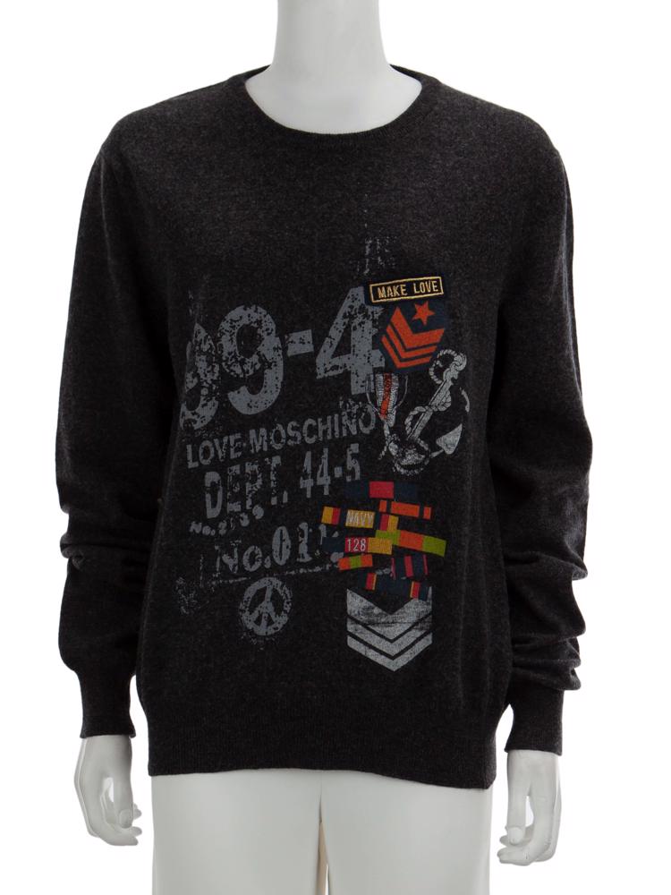 Bayan Gri LOVE MOSCHINO KAZAK