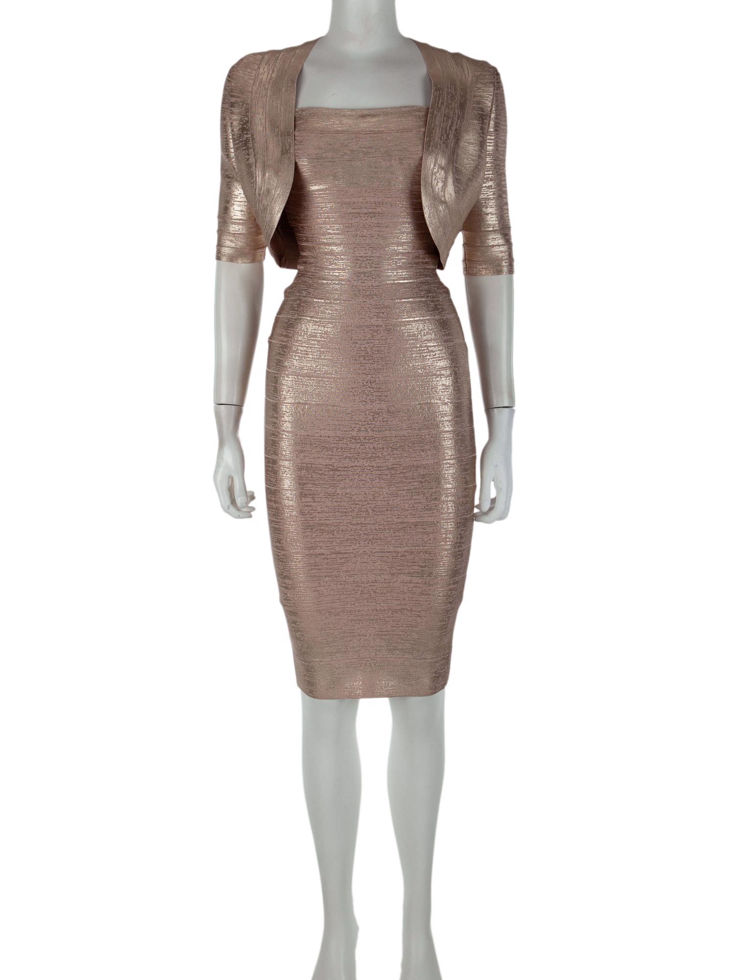 Bayan Pembe HERVE LEGER ELBİSE - CEKET