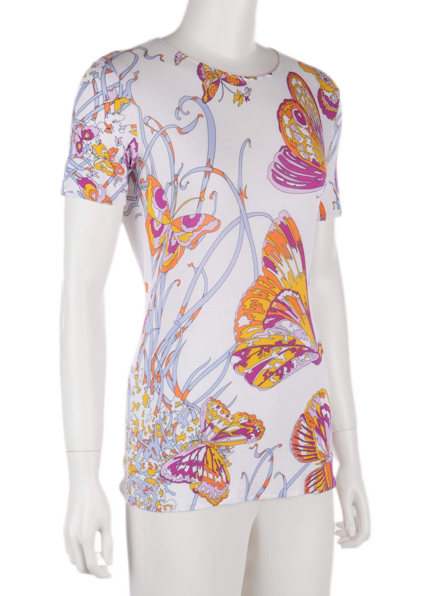 Bayan Beyaz EMILIO PUCCI T-SHIRT