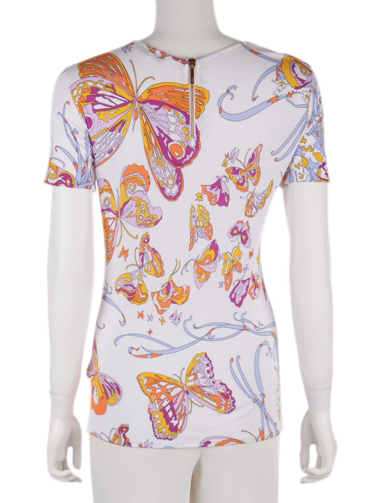 Bayan Beyaz EMILIO PUCCI T-SHIRT