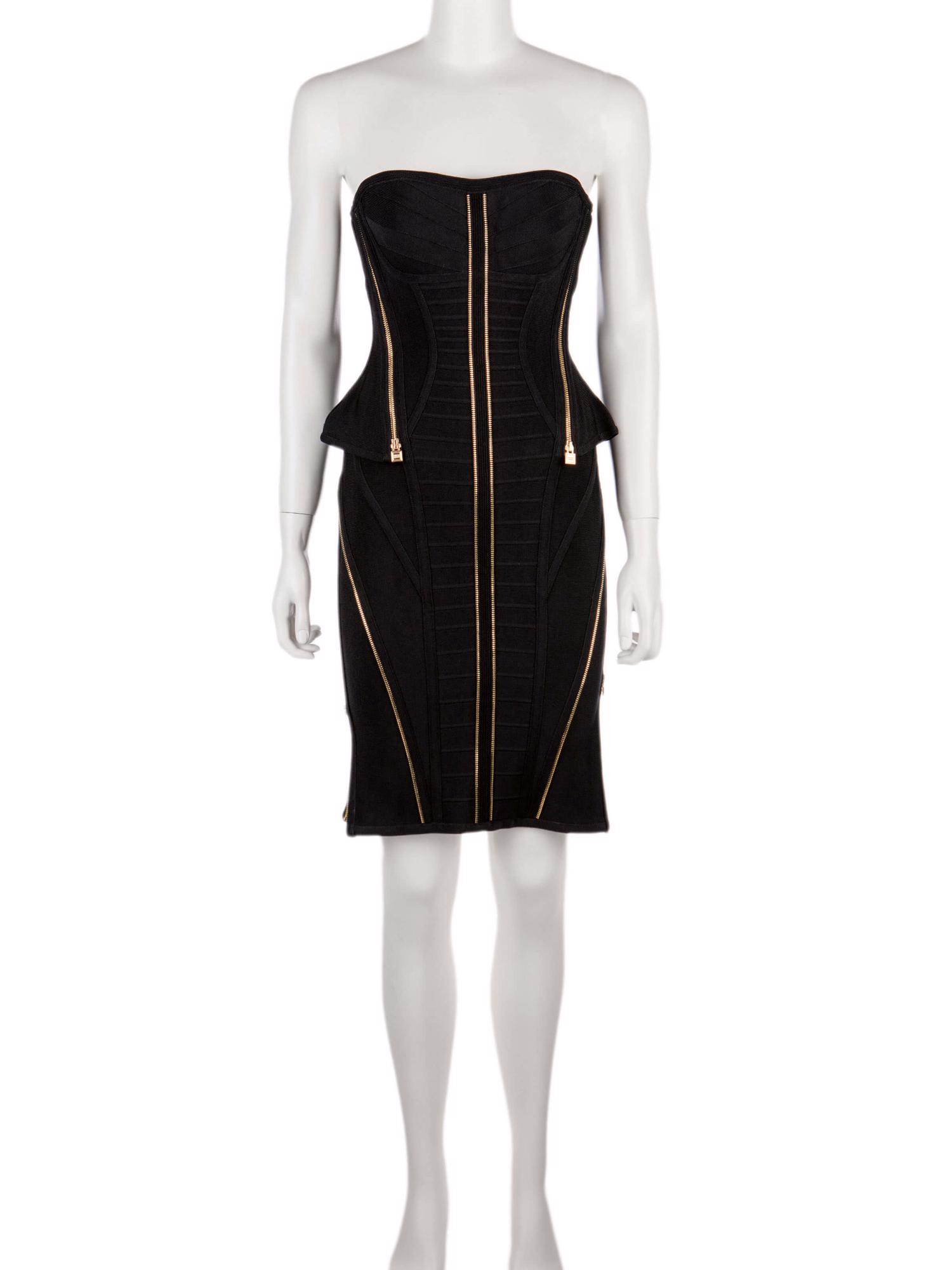 Bayan Siyah HERVE LEGER ELBİSE