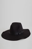 Bayan Siyah Şeritli Kovboy Şapka