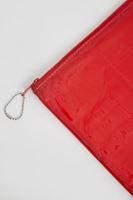 Bayan Kırmızı Şeffaf El çantası