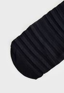Women Black Stripped Socks