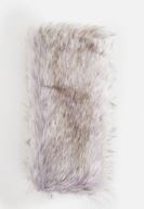 Women Grey Fur with Ribbons
