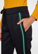 Bayan Çok Renkli Paça Detaylı Yanı Şeritli Pantolon