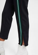 Bayan Çok Renkli Paça Detaylı Yanı Şeritli Pantolon