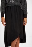 Women Black Asymmetric Skirt