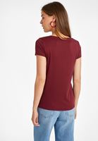 Women Bordeaux Soft Touch T-Shirt