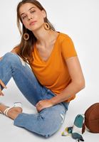 Women Orange Soft Touch T-Shirt