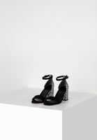Bayan Siyah Renkli Topuklu Ayakkabı
