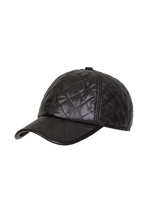 Black pleather cap online