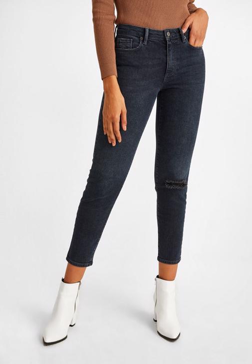 Grey Mid Rise Jeans 