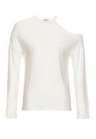 Women Cream Shoulder Detailed Blouse