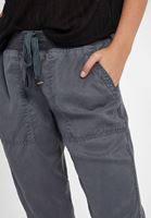 Bayan Gri Beli Lastik Detaylı Jogger Pantolon ( TENCEL™ )