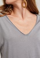 Women Grey Oversize T-Shirt