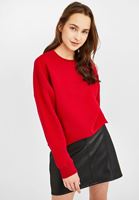 Bayan Kırmızı Oversize Sweatshirt
