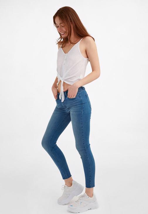 Bershka Jeggings & Skinny & Slim Green 36                  EU WOMEN FASHION Jeans Basic discount 86% 