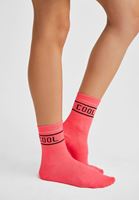 Bayan Pembe Neon Renkli Çorap