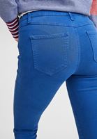 Bayan Mavi Orta Bel Dar Paça Pantolon