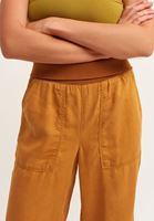 Bayan Turuncu Nature Friendly Wide-Leg Bol Pantolon ( TENCEL™ )